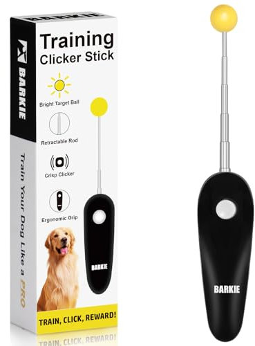 BARKIE Hundetraining Clicker mit Zielstab