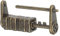 Holibanna pequeña cerradura de latón cerraduras antiguas candados con combinacion cerradura antigua combinación equipaje etiqueta maleta candado antiguo candado tallado Aleación de zinc