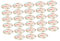 VALICLUD 18 Pcs Assiette En Carton Flamant Rose Fournitures De Fête Assiette Ronde Assiette Décorative De Fête Papier