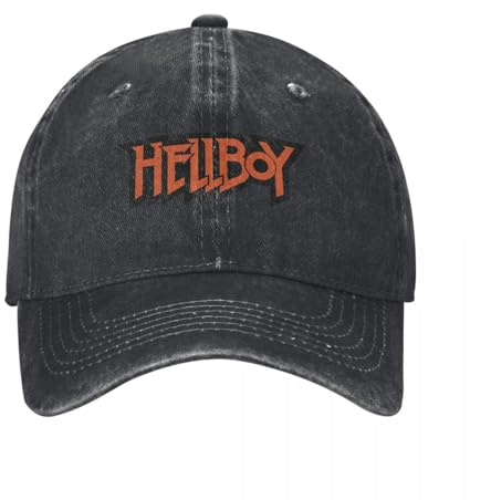 Hellboy LogoHellBoy Logo Baseball Cap Hut Mann Kappe Anime Hut Custom Cap für Mann Damen