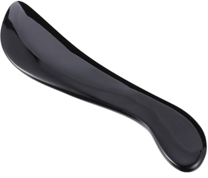 HONITANO Gua Sha Horn Massagegerät 12.6 Zoll Naturhorn Schabebrett für Gesicht und Körperpflege Zuhause Entspannung