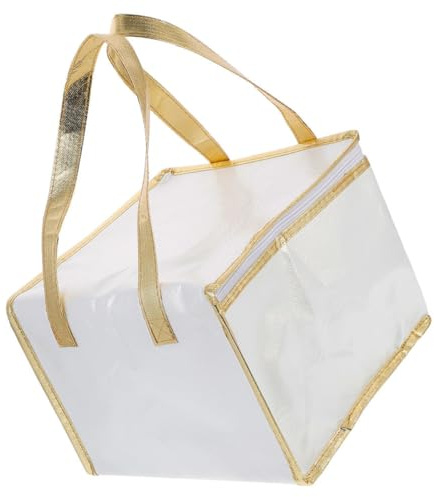 MAGICLULU Borsa Termica Isolante per Alimenti Porta Torte e Pizza in Stoffa Resistente con Preservazione Calore per Catering Picnic e Trasporto Cibo Caldo e Freddo