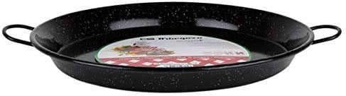 Orbegozo PXE 3038 - Paellera Tradicional esmaltada, diámetro 38 cm, para 8 Personas