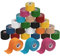 ALPIDEX 24 Rollen Kinesiologie Tape 5 m x 5,0 cm Viele Farben E-Book Anwendungsbroschüre Elastisch Wasserfest Hautfreundlich Physio Muskel Tape Set, Farbe:bunt