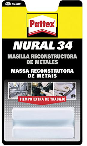 Pattex Nural 34 Masilla reconstructora de metales 50gr