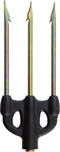 Cressi Crg1B Unisex Adult Mutliprong Nylon 3 Points Tempered Nylon Multi-Prong Point Available In 3, 4 And 5 Point Prong - Black, Uni