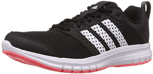 adidas , Damen Laufschuhe, Mehrfarbig - Schwarz/Weiß/Pink - Größe: 36 2/3