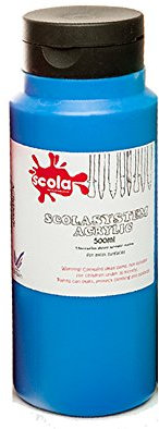 Scola System Peinture acrylique pure Bleu outremer 500 ml