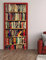 TürposterBücherregal 100x200cm Türfolie Türtapete - selbstklebend Nr. 69