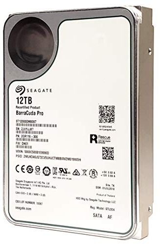 Seagate ST12000DM0007 12TB Internal Hard Drive, Grey