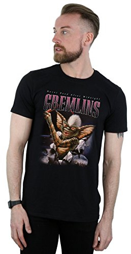 Absolute Cult Gremlins Men's Spike Montage T-Shirt Black X-Large