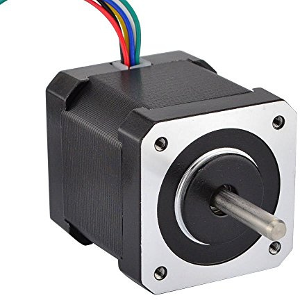 JoyNano Nema 17 Stepper Motor Bipolar 1.7A 59N.cm Holding Torque 2-Phase 4-Wire 1.8 Deg 42x42x48mm Body for 3D Printer or CNC Machine