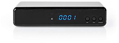 Ricevitore DVB-S2 - Free To Air (FTA) - 720p / 1080p - H.265-1000 Canali - Videoregistratore personale (PVR) - Controllo dei genitori - Guida elettronica ai programmi - Controllato da remoto - Nero