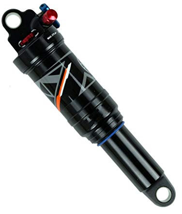 LvTu Mountainbike Stoßdämpfer Hinterer 165mm, Luft Schock Dämpfer Suspension für MTB Bergab Straße Fahrrad - Schwarz