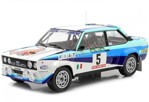 Ixo Models 1980 Fiat 131 Abarth Winner Rallye Portugal und Weltmeister Rohrl/Geistdorfer 1:18 18RMC053B