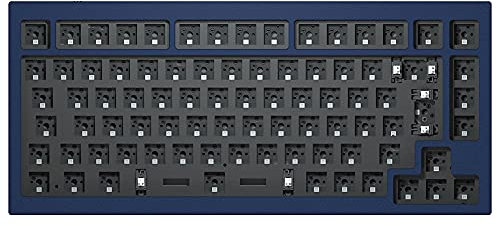 ISO Keychron Q1 QMK RGB Barebone Aluminium Mac/PC Nazy Blue Custom Keyboard