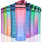 KITART 450ml Kinder Sport Trinkflaschen für die Schule mit Schnabeldeckel (Pink Blau)