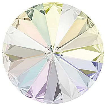 6 stk SWAROVSKI CRYSTALS Stones Rivoli 1122 Chaton, SS29 (6 mm) Crystal AB F (Swarovski-Kristalle Steine Rivoli 1122 Chaton Crystal AB)