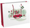 Clairefontaine - 202119-4Cpack - Un lot de 6 Sacs Cadeaux Noël- Format Bouteille - 12,7x9x35,5cm - 210g - Motif : Scintillant - Idéal pour : bouteilles vins, champagne