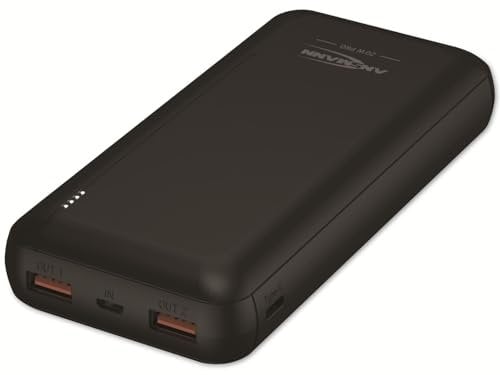 Ansmann Cargador Marca Modelo Powerbank 20.000 mAh PB320PD USB-C in/out 1700-0147