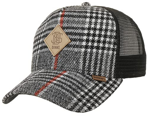Djinns Trucker Cap HFT Check Tweed Black Mehrfarbig Schwarz, Size:OneSize
