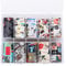 Famboz 10Pcs Fashion English Letter Women DIY Art Newspaper Nail Sticker Adhesive Decal Transfer Nail Foils Manicure Decor(1)