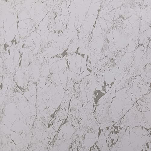 NRG Shower Wall Panels Bathroom PVC Cladding Wet Wall Gloss White Marble 1m x 2.4m x 10mm