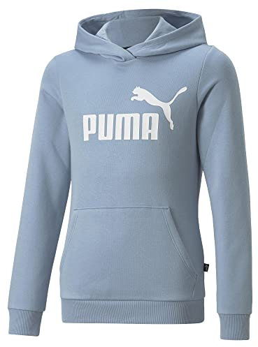 Puma Unisex Baby ESS Logo Hoodie FL G Sweatshirt, Blau (Blue Wash), 8 años