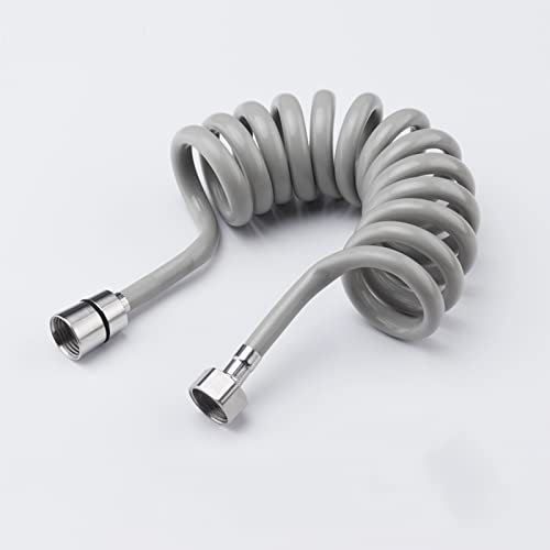 BiaoTeng Tuyau douche anti torsion 3m tuyau douche spirale 3m tuyau douche noir tuyau douche anti torsion 3m Pour Terrasse,gris,3m