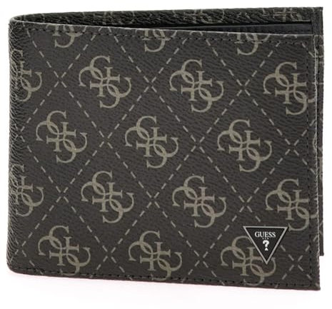 Guess Vezzola Smart Billfold with Coinpocket Dark Black