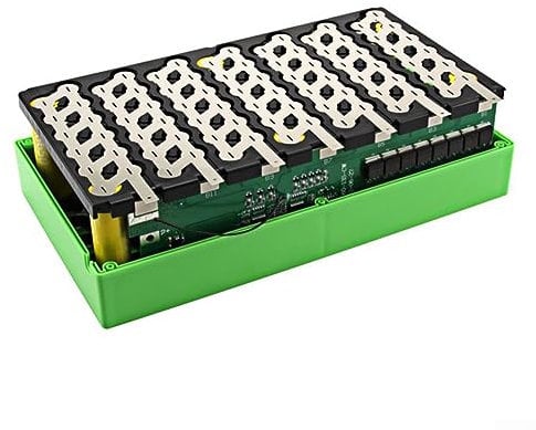 Electric Bike Battery Box, 48V 13S 6P Lithum Battery Box Holder with Welding Nickel 30A BMS for E-scooter or Electric Bike Battery with PCB Board