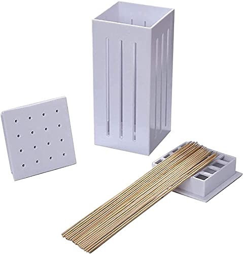 Kebab Skewer Maker,16 Hole Kebab Making Box Barbecue Skewers Meat Skewer Tool,Barbecue BBQ Skewer Making Tool for Kitchen Outdoor