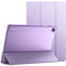 JETech Custodia per Samsung Galaxy Tab A9+ / A9 Plus 11 Pollici 2023, Sottile Traslucida Retro Trifold Folio Supporto Protettiva Tablet Cover, Auto Svegliati/Sonno (Viola Chiaro)