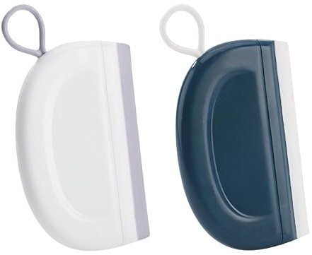 FUYIOCN Shower Squeegees for Window, Glass, Shower Door, 2 Pcs Mini Glass Squeegee for Dhower Doors Bathroom & Kitchen