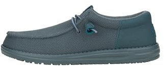 HEYDUDE Wally Funk Mono - Zapatos Estilo Mocasín para Hombre, Dark Slate, 42