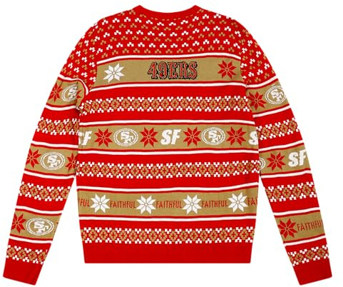 FOCO NFL Team Big Logo Ugly Sweater