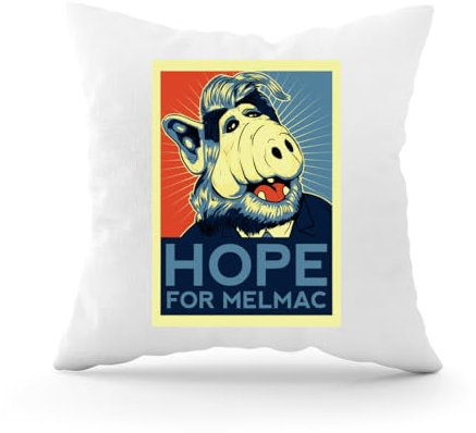 Forsca Alf Melmac Hope Dekorativer Kissenbezug mit Füllung für Sofa-Autokissen