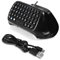 TOUISEDGI Mini Wireless Keyboard for PS4 Controller, Mini Wireless Bluetooths Gaming Keyboard Chatpad for PS4 Controller Black