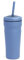 Hydragear Breaker Edelstahlbecher mit Tritan-Deckel und wiederverwendbarem Strohhalm, 680 ml, Denim