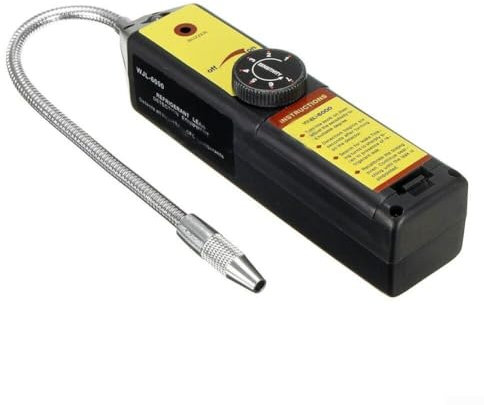 SPORTARC Detector de fugas halógeno con sonda de última generación para aire acondicionado de coche, detector de fugas de gas halógeno de CA con sonda