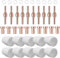 Reboot PT31, accessori per taglierina al plasma, elettrodi, tappi in ceramica, ugelli per taglierina al plasma, ricambio per CUT50 CUT60/RBC6000 PT31 LG40, accessori per taglierina al plasma, 40 pezzi