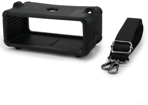 Soft Silicone Protective Case, Silicone Cover With Shoulder Strap For Marshall Emberton III Speaker, Portable Carry Travel BT Speaker Cover(Is black)