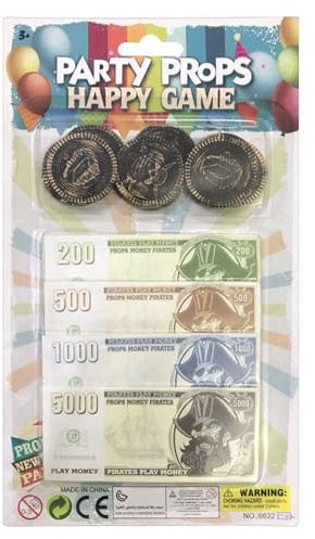 Spielgeld | Geldspielzeug Set - Rollenspiel Zubehör Für Kinder Lernspiel Unterricht Zuhause Schule Bildung Geburtstag Mädchen
