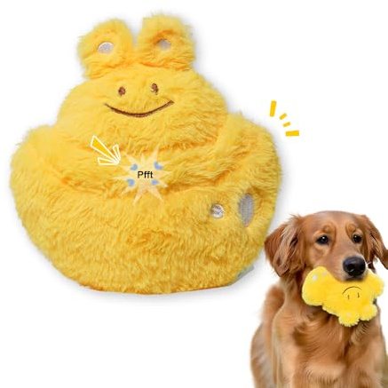 BowBabe Plush Rabbit Squeaky Dog Toy - Dishwasher Safe Interactive Chew Toy for Reducing Pet Anxiety & Boredom, Puppy to Large Breed Dogs