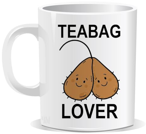 Perfect Mugs Teabag Love Mug Sarcastic Rude Adult Humour Gift Friend Colleague Tea Coffee Hot Drinks Birthday Funny Secret Santa Him Her Present