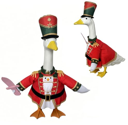 Nutcracker 23'' Porch Goose Costume Xmas Outfit (Multi-Colored, One Size)