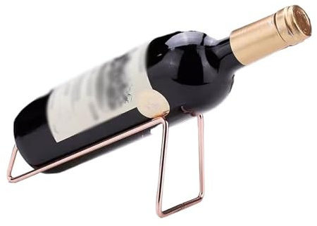 XYJIAOU2026 Wine Holder Stainless Steel Simple Red Wine Rack Bottle Ornament Creative Display Racks