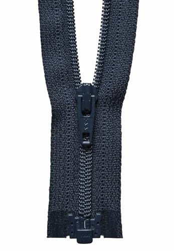 Light-Weight Open End Zip 30cm: Dark Navy