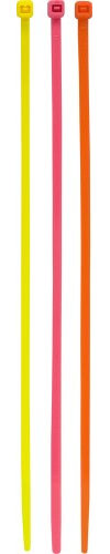 GE 18171 Kabelbinder, Kunststoff, 10,2 cm, Neon, 100 Stück