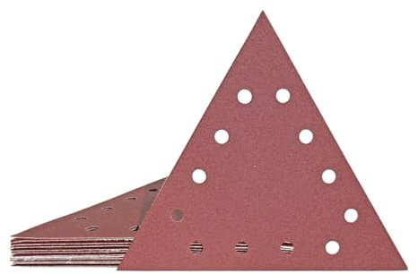 MioTools Fox Schleifscheiben 290 x 250 mm, 12-Loch (25 Stk.) K60 | f. Trockenbauschleifer, Normalkorund, Klettbefestigung